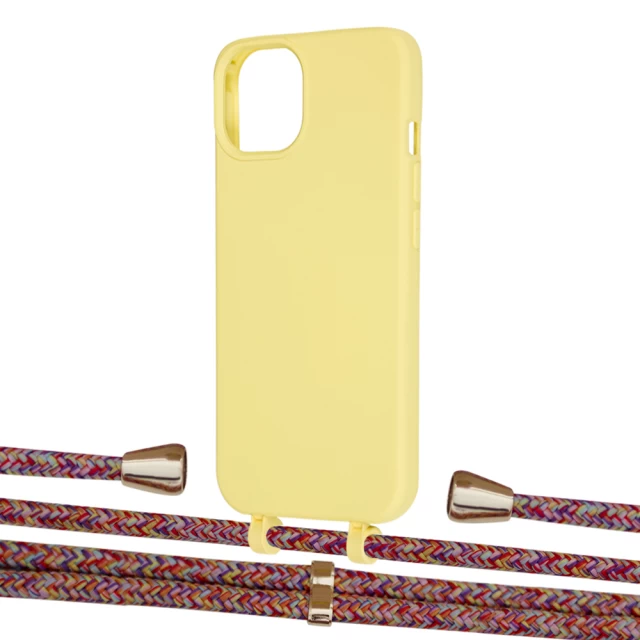 Чохол Upex Alter Eyelets for iPhone 13 Daffodil with Aide Melanger and Casquette Gold (UP116013)