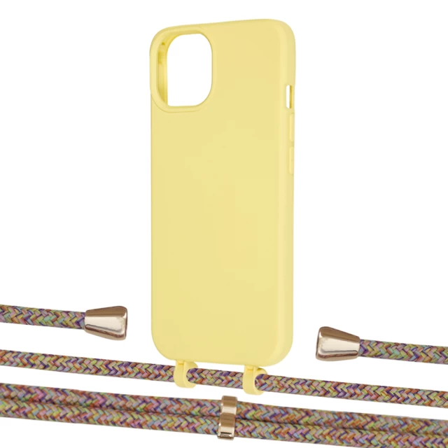 Чохол Upex Alter Eyelets for iPhone 13 Daffodil with Aide Confondre and Casquette Gold (UP116014)