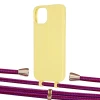 Чохол Upex Alter Eyelets for iPhone 13 Daffodil with Aide Rouge Cramoisi and Casquette Gold (UP116016)
