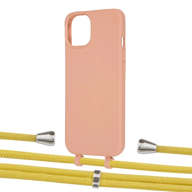 Чехол Upex Alter Eyelets for iPhone 13 Tangerine with Aide Corn and Casquette Silver (UP116091)