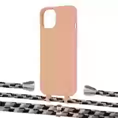 Чохол Upex Alter Eyelets for iPhone 13 Tangerine with Aide Life Road and Casquette Silver (UP116108)