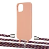 Чохол Upex Alter Eyelets for iPhone 13 Tangerine with Aide Burgundy Camouflage and Casquette Silver (UP116113)