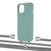 Чохол Upex Alter Eyelets for iPhone 13 Basil with Aide Gray and Casquette Silver (UP116239)