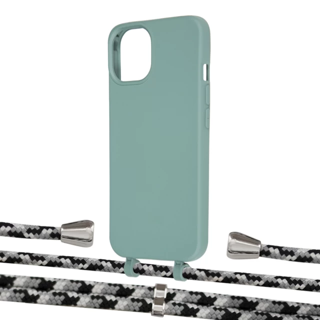 Чохол Upex Alter Eyelets for iPhone 13 Basil with Aide Life Road and Casquette Silver (UP116248)