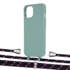 Чохол Upex Alter Eyelets for iPhone 13 Basil with Aide Blue Marine and Casquette Silver (UP116249)