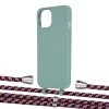 Чехол Upex Alter Eyelets for iPhone 13 Basil with Aide Burgundy Camouflage and Casquette Silver (UP116253)