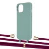 Чехол Upex Alter Eyelets for iPhone 13 Basil with Aide Byzantine and Casquette Gold (UP116267)