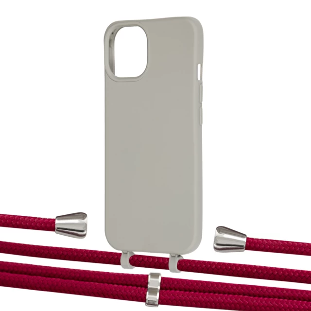 Чохол Upex Alter Eyelets for iPhone 13 Anchor with Aide Chili Pepper and Casquette Silver (UP116380)