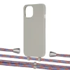 Чохол Upex Alter Eyelets for iPhone 13 Anchor with Aide Blue Sunset and Casquette Silver (UP116391)