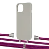 Чехол Upex Alter Eyelets for iPhone 13 Anchor with Aide Rouge Cramoisi and Casquette Silver (UP116401)
