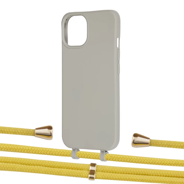 Чохол Upex Alter Eyelets for iPhone 13 Anchor with Aide Corn and Casquette Gold (UP116406)