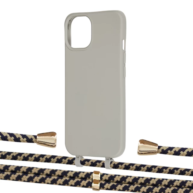 Чохол Upex Alter Eyelets for iPhone 13 Anchor with Aide Copper and Casquette Gold (UP116421)