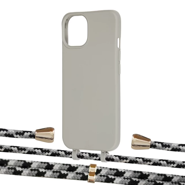 Чехол Upex Alter Eyelets for iPhone 13 Anchor with Aide Life Road and Casquette Gold (UP116423)