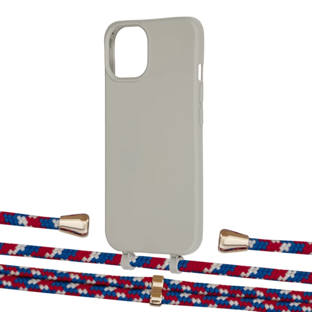 Чохол Upex Alter Eyelets for iPhone 13 Anchor with Aide Police and Casquette Gold (UP116425)