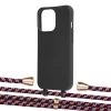 Чохол Upex Alter Eyelets for iPhone 13 Pro Onyx with Aide Burgundy Camouflage and Casquette Gold (UP116568)