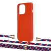 Чохол Upex Alter Eyelets for iPhone 13 Pro Red with Aide Police and Casquette Gold (UP116705)