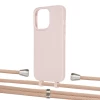 Чохол Upex Alter Eyelets for iPhone 13 Pro Crepe with Aide Creole Pink and Casquette Silver (UP116804)