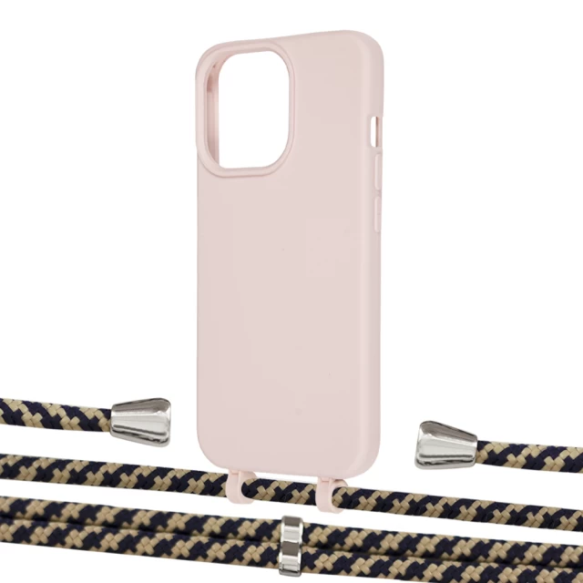 Чехол Upex Alter Eyelets for iPhone 13 Pro Crepe with Aide Copper and Casquette Silver (UP116806)