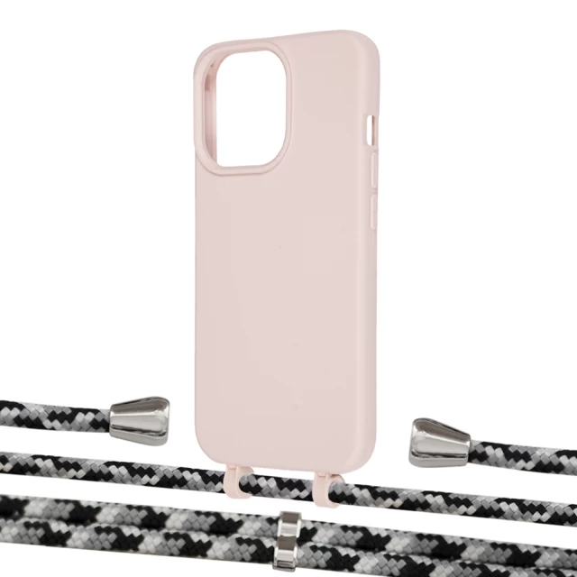 Чехол Upex Alter Eyelets for iPhone 13 Pro Crepe with Aide Life Road and Casquette Silver (UP116808)