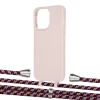 Чохол Upex Alter Eyelets for iPhone 13 Pro Crepe with Aide Burgundy Camouflage and Casquette Silver (UP116813)