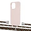 Чехол Upex Alter Eyelets for iPhone 13 Pro Crepe with Aide Cinnamon Camouflage and Casquette Silver (UP116815)