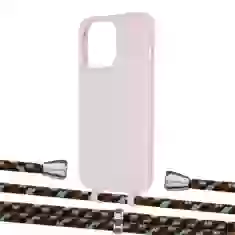 Чохол Upex Alter Eyelets for iPhone 13 Pro Crepe with Aide Cinnamon Camouflage and Casquette Silver (UP116815)