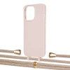 Чохол Upex Alter Eyelets for iPhone 13 Pro Crepe with Aide Peony Pink and Casquette Gold (UP116838)