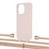 Чехол Upex Alter Eyelets for iPhone 13 Pro Crepe with Aide Creole Pink and Casquette Gold (UP116839)