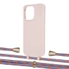 Чохол Upex Alter Eyelets for iPhone 13 Pro Crepe with Aide Blue Sunset and Casquette Gold (UP116846)