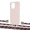 Чохол Upex Alter Eyelets for iPhone 13 Pro Crepe with Aide Orange Azure and Casquette Gold (UP116847)