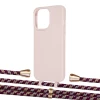 Чехол Upex Alter Eyelets for iPhone 13 Pro Crepe with Aide Burgundy Camouflage and Casquette Gold (UP116848)