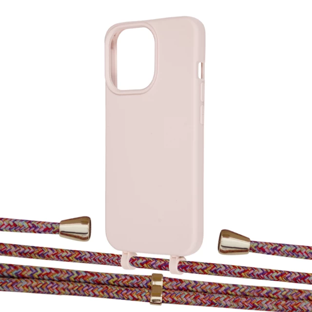 Чехол Upex Alter Eyelets for iPhone 13 Pro Crepe with Aide Melanger and Casquette Gold (UP116853)