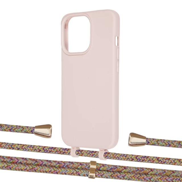 Чехол Upex Alter Eyelets for iPhone 13 Pro Crepe with Aide Confondre and Casquette Gold (UP116854)