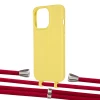 Чехол Upex Alter Eyelets for iPhone 13 Pro Daffodil with Aide Red and Casquette Silver (UP116929)