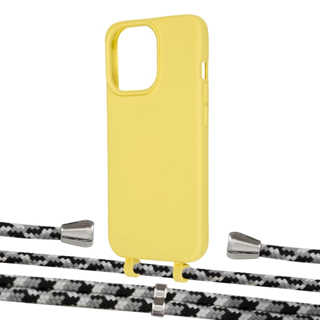 Чохол Upex Alter Eyelets for iPhone 13 Pro Daffodil with Aide Life Road and Casquette Silver (UP116948)