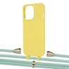 Чехол Upex Alter Eyelets for iPhone 13 Pro Daffodil with Aide Pistachio and Casquette Gold (UP116968)