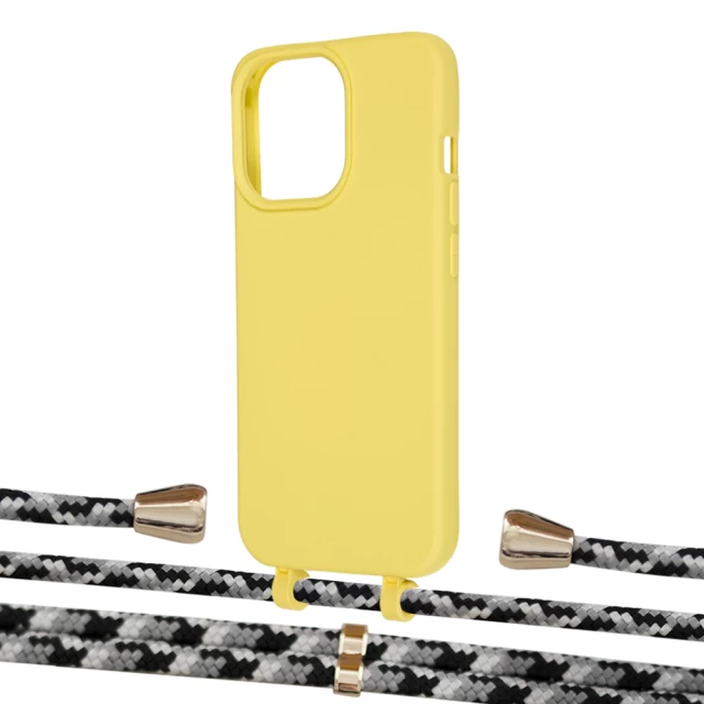 Чохол Upex Alter Eyelets for iPhone 13 Pro Daffodil with Aide Life Road and Casquette Gold (UP116983)