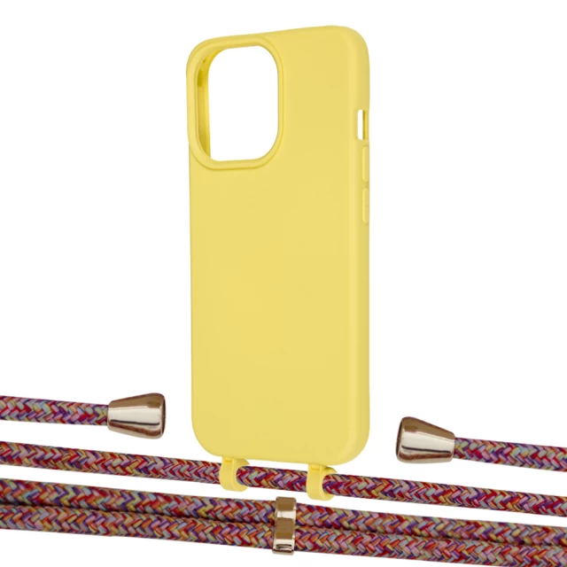 Чохол Upex Alter Eyelets for iPhone 13 Pro Daffodil with Aide Melanger and Casquette Gold (UP116993)
