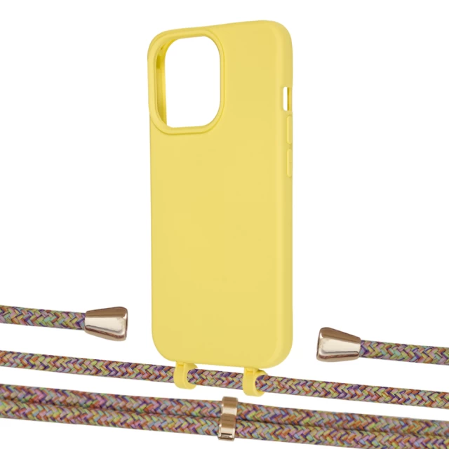 Чохол Upex Alter Eyelets for iPhone 13 Pro Daffodil with Aide Confondre and Casquette Gold (UP116994)