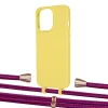 Чехол Upex Alter Eyelets for iPhone 13 Pro Daffodil with Aide Rouge Cramoisi and Casquette Gold (UP116996)