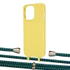 Чехол Upex Alter Eyelets for iPhone 13 Pro Daffodil with Aide Emeraude and Casquette Gold (UP116997)