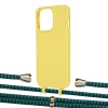 Чохол Upex Alter Eyelets for iPhone 13 Pro Daffodil with Aide Emeraude and Casquette Gold (UP116997)