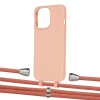 Чехол Upex Alter Eyelets for iPhone 13 Pro Tangerine with Aide Cantaloupe and Casquette Silver (UP117074)