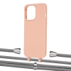 Чехол Upex Alter Eyelets for iPhone 13 Pro Tangerine with Aide Gray and Casquette Silver (UP117079)