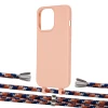 Чохол Upex Alter Eyelets for iPhone 13 Pro Tangerine with Aide Orange Azure and Casquette Silver (UP117092)