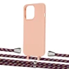Чехол Upex Alter Eyelets for iPhone 13 Pro Tangerine with Aide Burgundy Camouflage and Casquette Silver (UP117093)