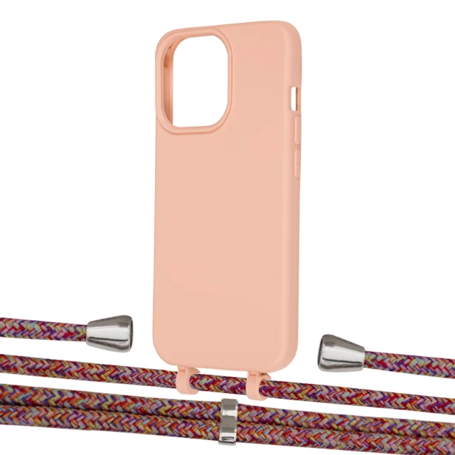 Чохол Upex Alter Eyelets for iPhone 13 Pro Tangerine with Aide Melanger and Casquette Silver (UP117098)