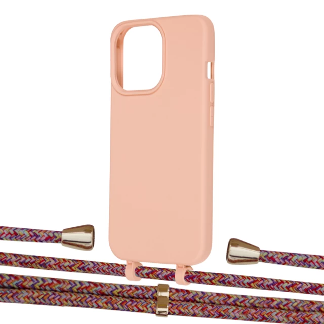 Чохол Upex Alter Eyelets for iPhone 13 Pro Tangerine with Aide Melanger and Casquette Gold (UP117133)