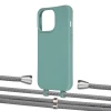 Чохол Upex Alter Eyelets for iPhone 13 Pro Basil with Aide Gray and Casquette Silver (UP117219)