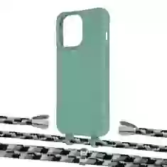Чехол Upex Alter Eyelets for iPhone 13 Pro Basil with Aide Life Road and Casquette Silver (UP117228)